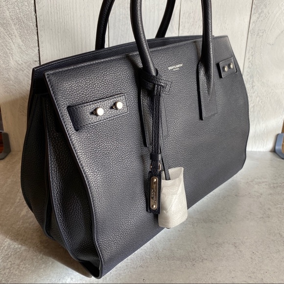 Yves Saint Laurent Sac De Jour Souple Bag - Navy - Picture 3 of 10